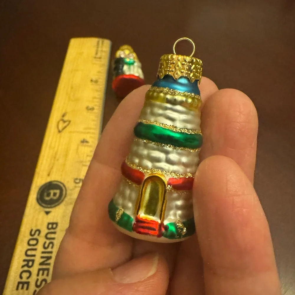 4 Handcrafted glass ornaments - Picture 6 of 10
